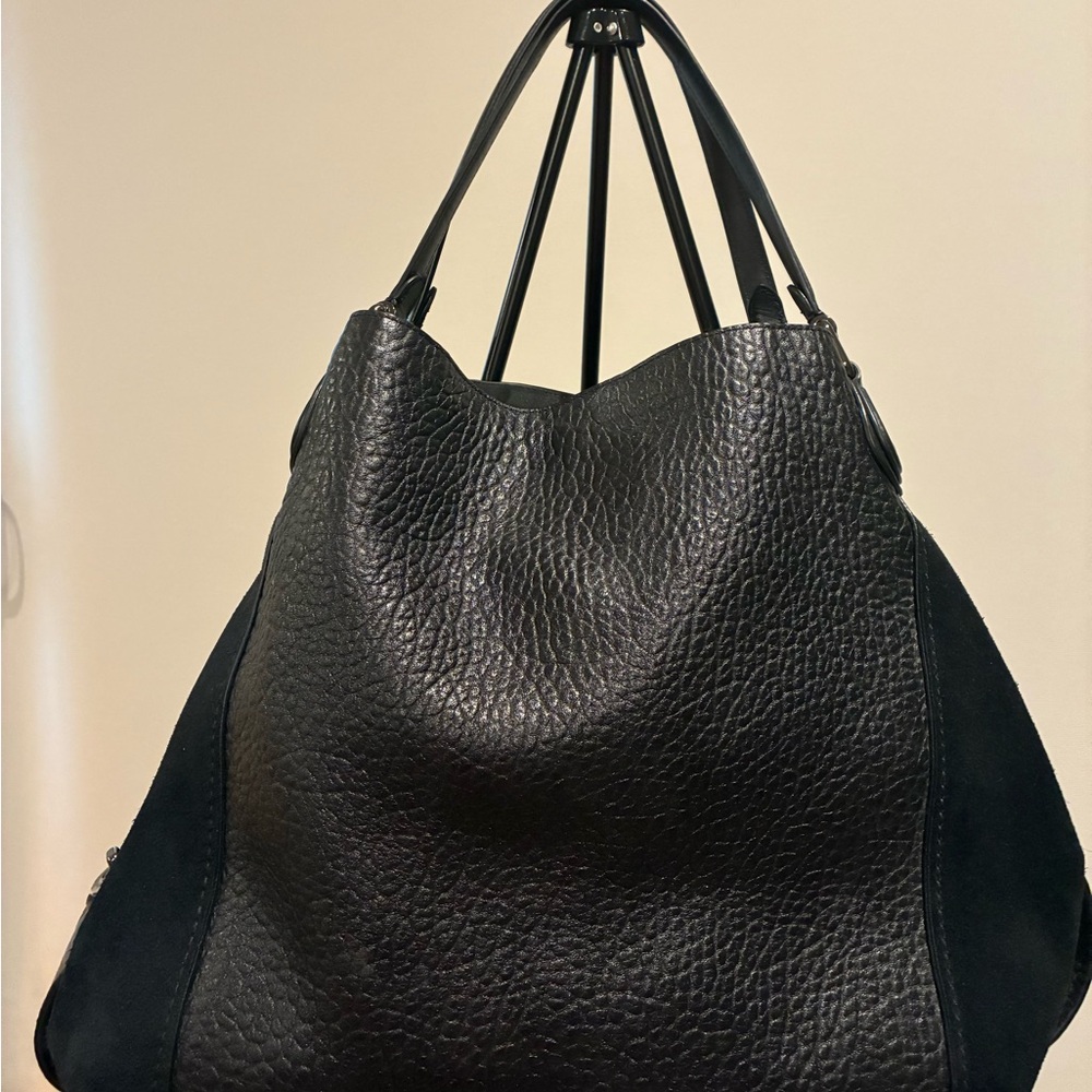 Coach Black Leather Hobo Bag